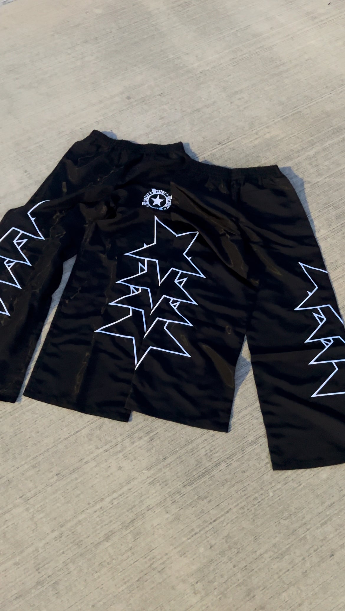 ‘4STAR’ Nylon Track Pants