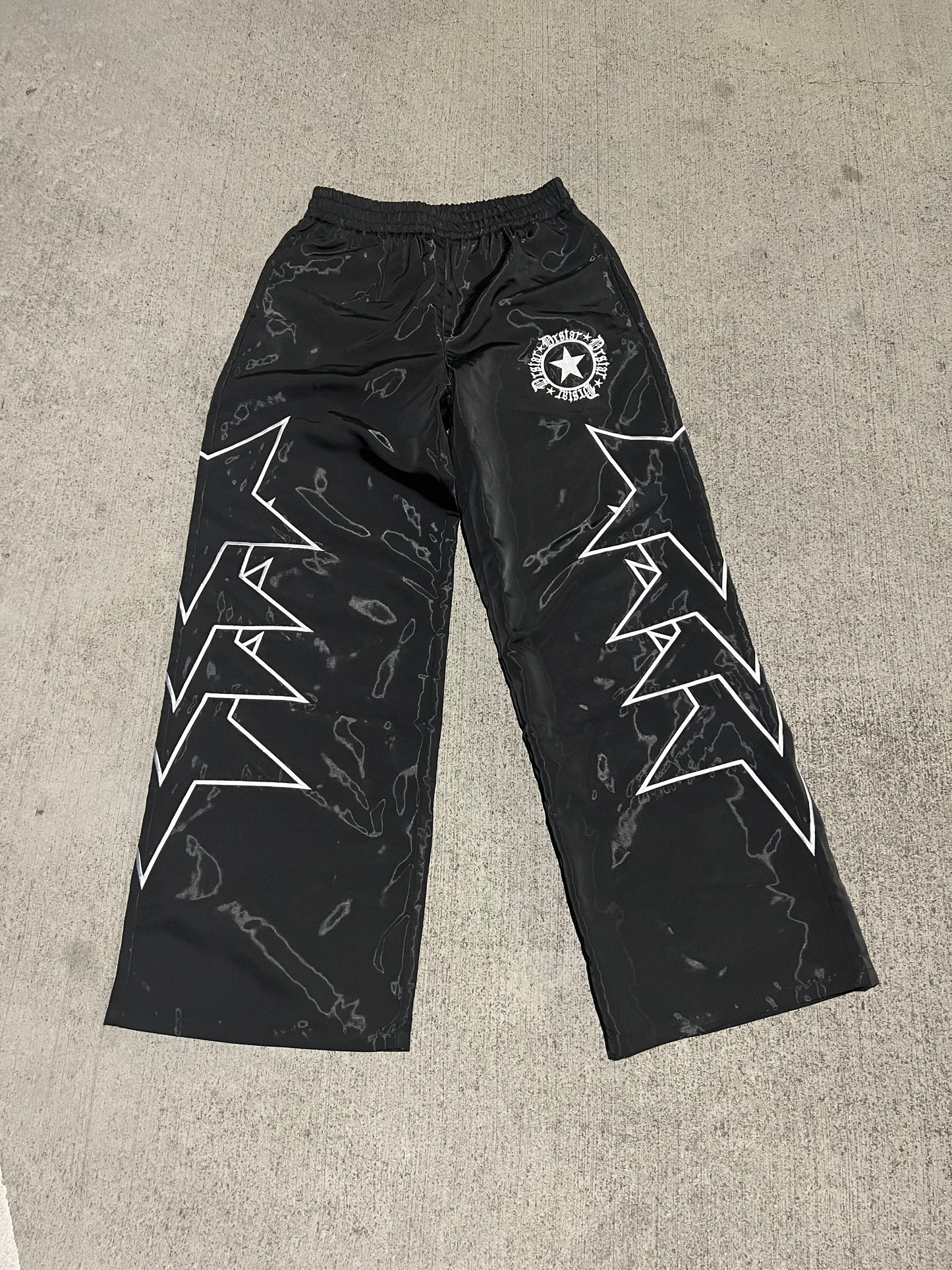 ‘4STAR’ Nylon Track Pants